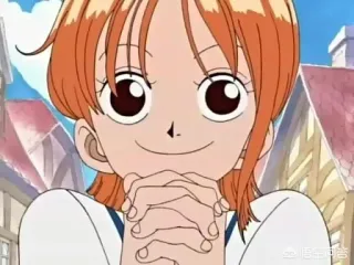 🥺 ddca7887 Nami One Piece anime, one piece, nami, cartoon, manga, glimlachend, vrouwelijk personage telegram sticker