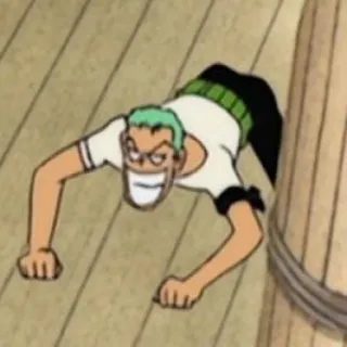 😡 1f634927 Zoro One Piece アニメ, ワンピース, ゾロ, 面白い telegram sticker