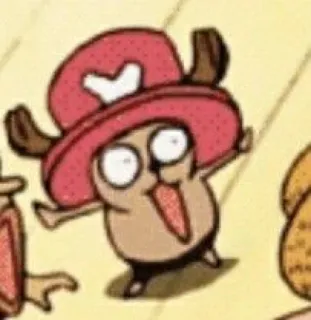 😱 7f48235a Tony Tony Chopper One Piece アニメ, ワンピース, トニートニー・チョッパー, キャラクター, ステッカー telegram sticker