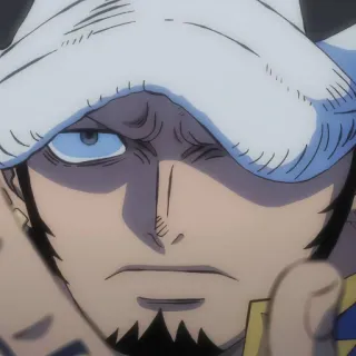 💉 02ec6b1d Trafalgar Law One Piece anime, one piece, trafalgar law, character, pirate telegram sticker