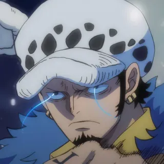 💉 6db49352 Trafalgar Law One Piece anime, one piece, trafalgar law, pirate, manga telegram sticker