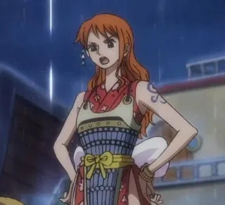 🧡 74241c2d Nami One Piece anime, Nami, One Piece, cartoon, character telegram sticker