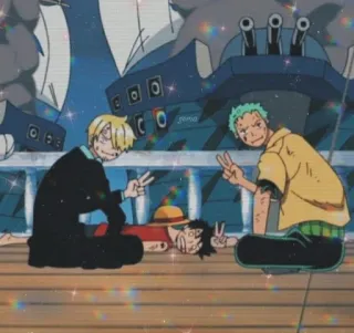 One Piece ✖️ @TengenSama ✖️ @A_s_t_a_Staria whatsapp stickers