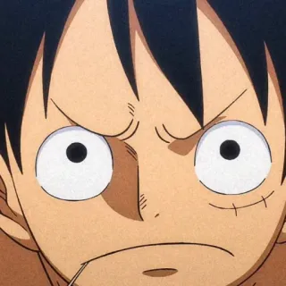 🥟 08a54b8a Luffy One Piece อนิเมะ, การ์ตูน, วันพีซ, ลูฟี่ whatsapp sticker