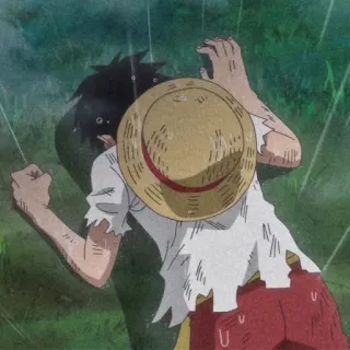 🥟 4b800eb7 Luffy One Piece อนิเมะ, ลูฟี่, วันพีซ, หมวกฟาง whatsapp sticker