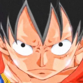 🍞 57e785f5 Luffy One Piece ลูฟี่, วันพีซ, อนิเมะ, มังงะ, โจรสลัด, การ์ตูน whatsapp sticker