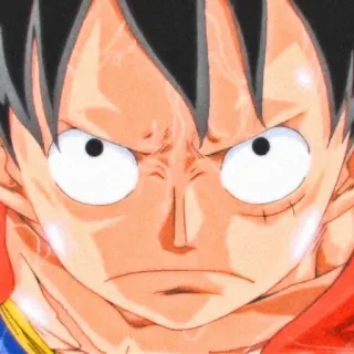 🥟 77e75161 Monkey D. Luffy One Piece อนิเมะ, มังงะ, วันพีซ, ลูฟี่, การ์ตูน whatsapp sticker