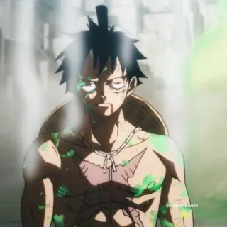 👒 7c46195f Luffy One Piece Anime, One Piece, Luffy, Cappello di Paglia, Personaggio, Manga telegram sticker