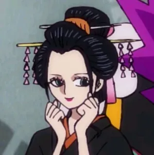 💜 a9523521 Nico Robin One Piece Anime, Cartone animato, Personaggio, Nico Robin, One Piece telegram sticker