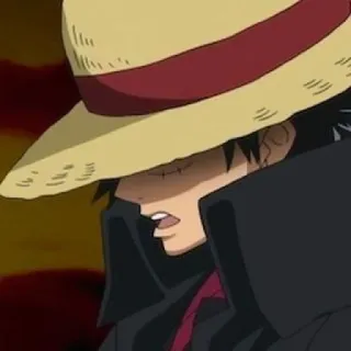 👒 ff615e5e Monkey D. Luffy One Piece Anime, Cappello di paglia, Pirata, Monkey D. Luffy, One Piece, Manga telegram sticker