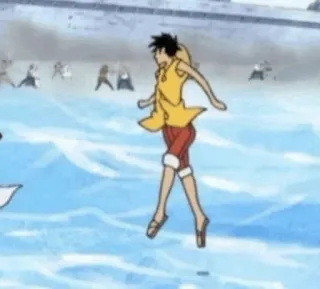 🤌 73318918 Luffy One Piece Anime, One Piece, Luffy, Cartone animato, Divertente, Manga whatsapp sticker