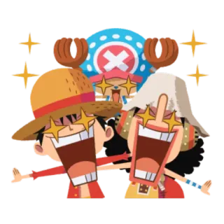 ✨ 2ef7d9f1 Tony Tony Chopper One Piece Anime, Manga, One Piece, Ruffy, Chopper, Lysop telegram sticker