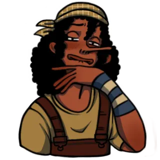 😘 5c58d5d4 Usopp One Piece Usopp, One Piece, Anime, Manga, Personnage, Pirate whatsapp sticker