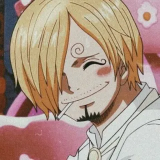 ☺️ fa84e65a Sanji One Piece 动漫, 海贼王, 山治, 香烟, 卡通, 漫画 telegram sticker