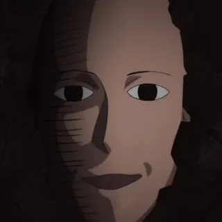 😱 8bc66477 Saitama One-Punch Man anime, one-punch man, saitama, hero, bald, serious, expressionless, manga telegram sticker