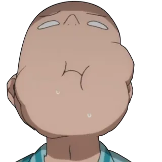 😗 e9b29ed9 Saitama One-Punch Man anime, manga, funny, one-punch man, saitama, hero telegram sticker