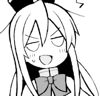 😲 d8e65e8d Anime, Manga, Kreskówka, Dziewczyna, Wyraz, Słodkie telegram sticker