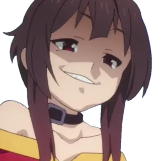 🍙 d7a40e17 Megumin Konosuba Anime, Megumin, Smug, Konosuba, Divertente, Meme whatsapp sticker