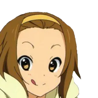 🍙 fd687c62 Ritsu Tainaka K-On! Anime, Carino, Ragazza, K-On, Ritsu Tainaka whatsapp sticker