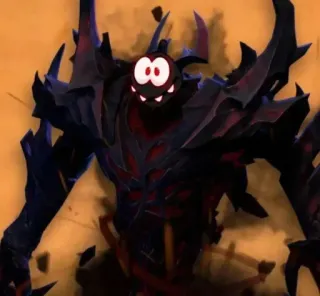 ❤️ c17d5478 monster, kartun, gelap, jahat, fantasi, makhluk, zirah whatsapp sticker