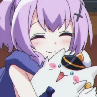 💝 0f6d64ef Аниме, Мультфильм, Милый, Каваий, Персонаж telegram sticker