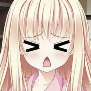 😭 8b58d06a Аниме, Манга, Девушка, Милый, Выражение, Удивлен telegram sticker