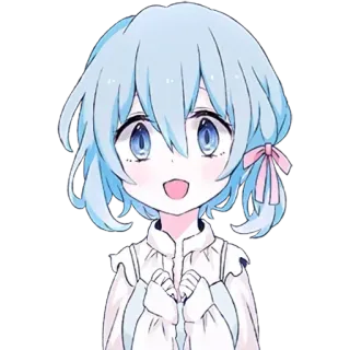 🌸 b98f2169 Аниме, Девочка, Милый, Мультфильм, Персонаж, Иллюстрация telegram sticker