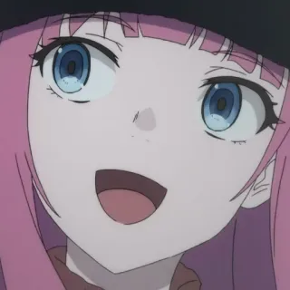 😸 eff4881e аниме, девушка, розовые волосы, милая, манга, персонаж telegram sticker