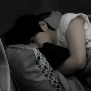 🎸 6f029293 сон, кровать, человек, подушка telegram sticker