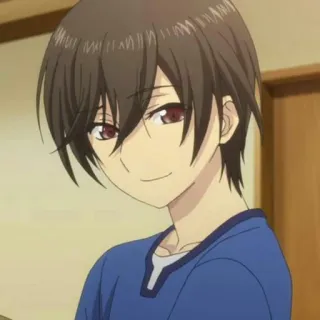 ☺ 95a9cd92 Yu Otosaka Charlotte アニメ, 男性, キャラクター, 笑顔, オタク, 少年 whatsapp sticker