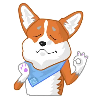 Love, Tennis & Corgi (@opentennisclub) telegram stickers