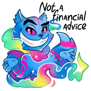 Opium Cheshire cat whatsapp stickers