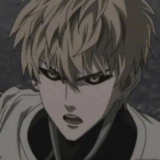 🥊 3bd384a0 Genos One Punch Man Anime, One Punch Man, Genos, Cyborg, Held telegram sticker