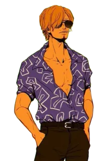 😮‍💨 055709e7 Sanji One Piece Anime, One Piece, Sanji, Personaje, Dibujos animados, Manga telegram sticker
