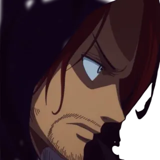 🤨 504505cc Shanks One Piece Anime, Pirata, Shanks, One Piece telegram sticker