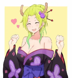 Lucoa by oppai master whatsapp stickers