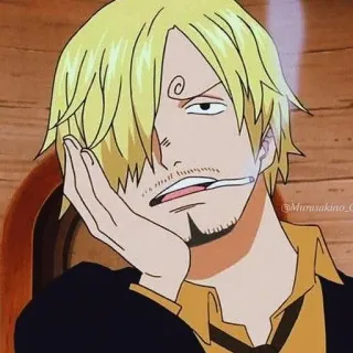 😩 9582e64d Sanji One Piece 动漫, 海贼王, 山治, 角色 whatsapp sticker