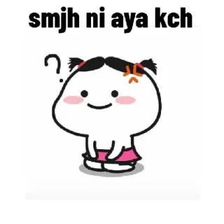 🤔 b9e14353 smjh ni aya kch whatsapp sticker