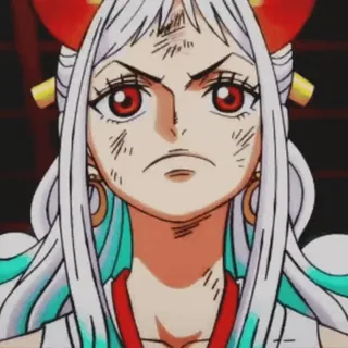 🤩 1214e540 Yamato One Piece anime, woman, yamato, one piece, strong telegram sticker