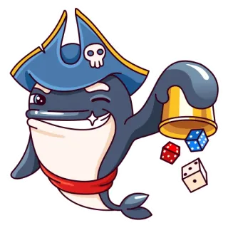 Orca88 the Pirate! telegram stickers