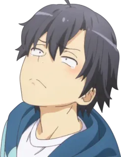 😢 b7f03ce4 Anime, Kreskówka, Postać, Wyraz twarzy telegram sticker