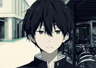 🖤 d690e557 アニメ, 男の子, キャラクター, 学生 telegram sticker