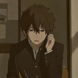 🥢 4ee1a26e อนิเมะ, เด็กผู้ชาย, ตัวละคร, ภาพวาด, สเก็ตช์ telegram sticker