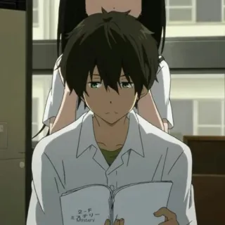 🎐 25657c99 2-F
ミステリー
MYSTERY anime, boy, reading, book, mystery, Japanese, student whatsapp sticker