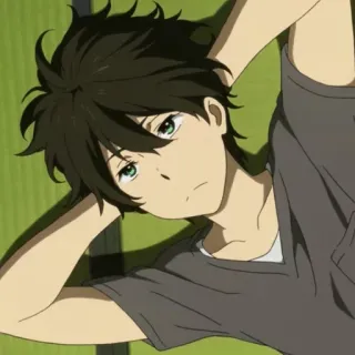 🎐 7ac9a456 anime, boy, character, art, drawing, portrait whatsapp sticker