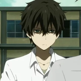 🎐 c40eec67 anime, boy, school uniform, portrait, character whatsapp sticker