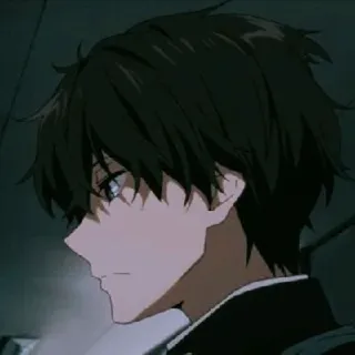 💙 723f14b9 Anime, Jongen, Portret, Tiener, Jonge volwassene, Personage telegram sticker