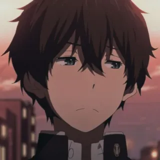 oreki houtarou ; @diarygeo telegram stickers