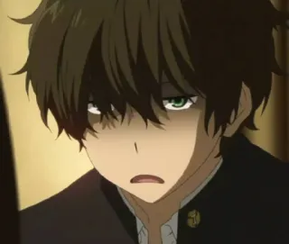 🍁 1ac14275 Houtarou Oreki Hyouka Anime, Personaggio, Hyouka, Houtarou Oreki whatsapp sticker