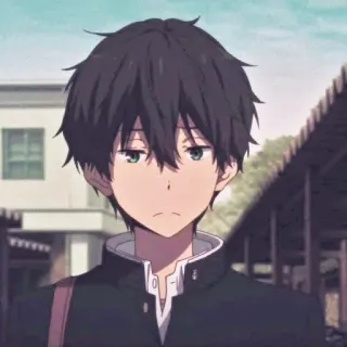 Hotaro Oreki // @ZoldyckStickers telegram stickers